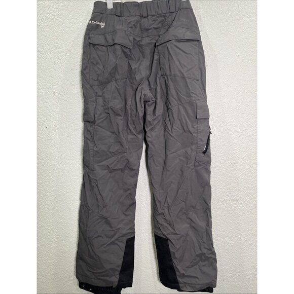 Columbia Omni-Tech Ski Snowboard Pants Mens M Gray Waterproof Snow Insulated - Picture 4 of 10